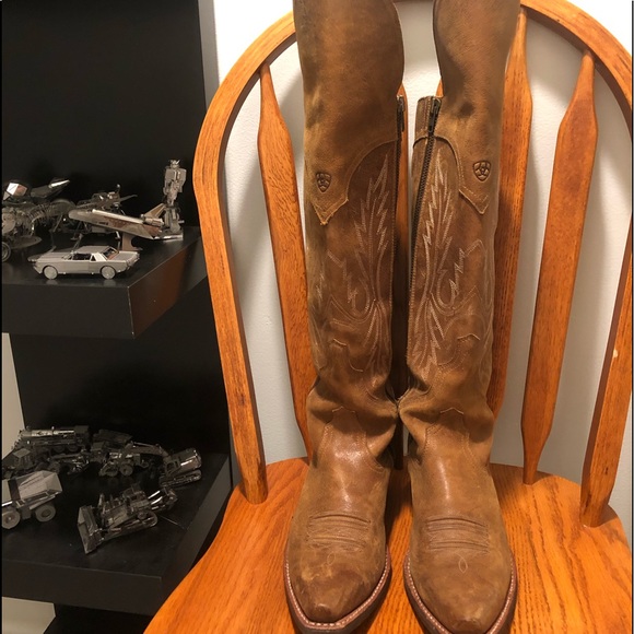 Ariat knee high western boots, rare! - Picture 2 of 5